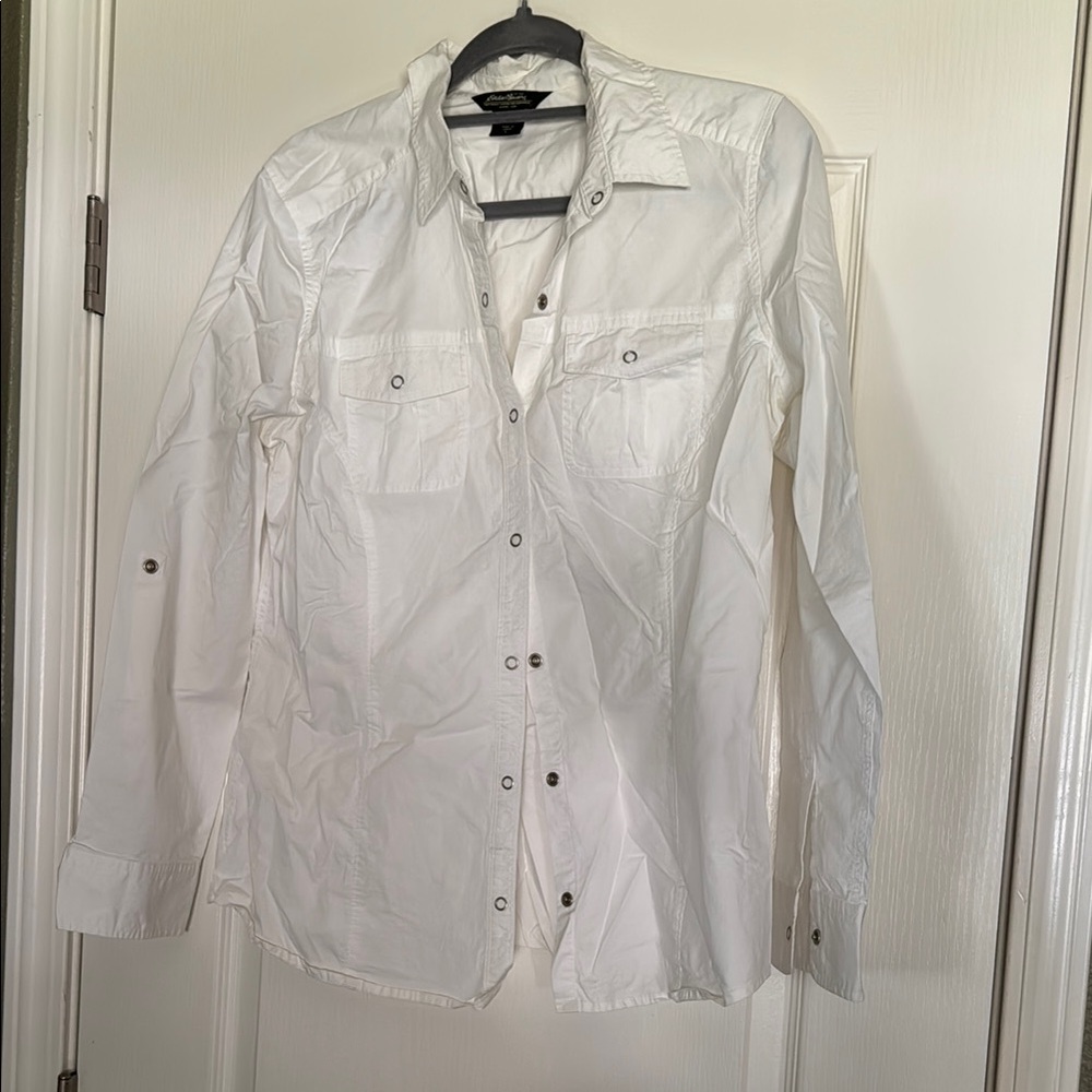 Eddie Bauer White Button Down Shirt